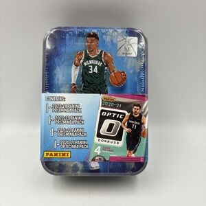 Panini NBA Basketball Card Tin Prizm Optic Packs 2020-24 Giannis Antetokounmpo